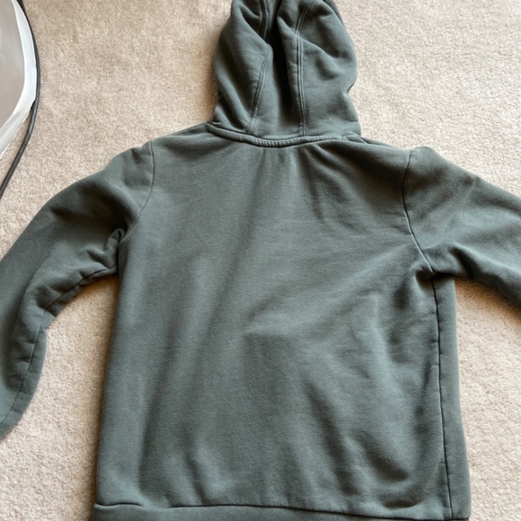 Grey-green Hoodie Soccer Sweatshirt Unisex Size 12 Youth - Picture 4 of 5